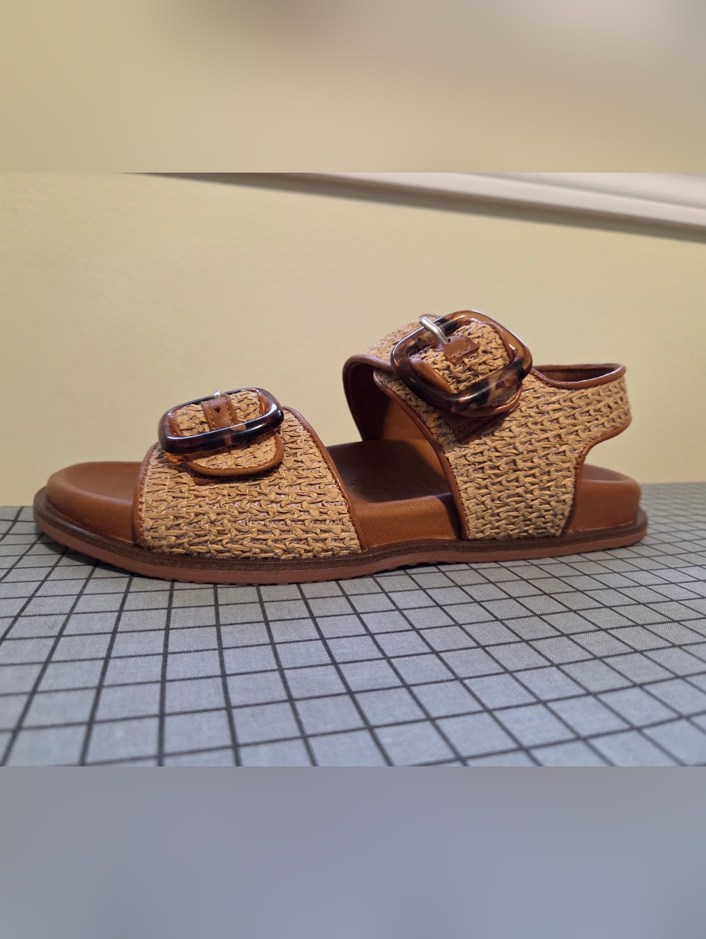 Luna Sole Eden Wicker Coconut Sandal - Never Worn - Picture 6 of 8